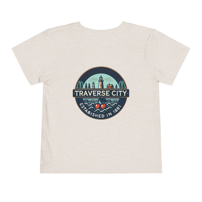 Vintage Traverse City Unisex Toddler Short Sleeve Tee
