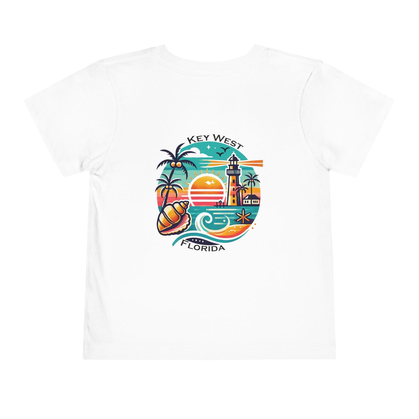 Vibrant Key West Unisex Toddler Short Sleeve Tee