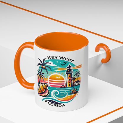 Vibrant Key West Accent Coffee Mug