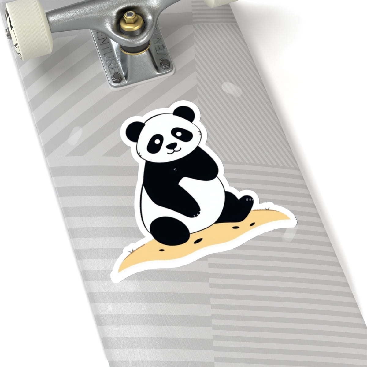 Beach Panda Kiss-Cut Sticker