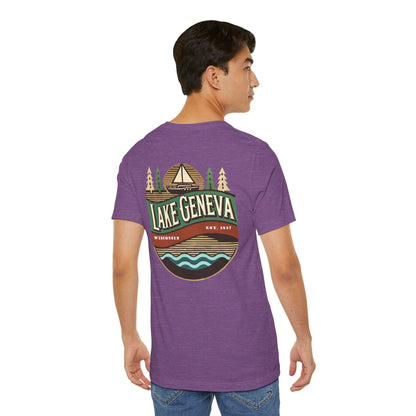 Retro Lake Geneva Unisex Jersey Short Sleeve Tee