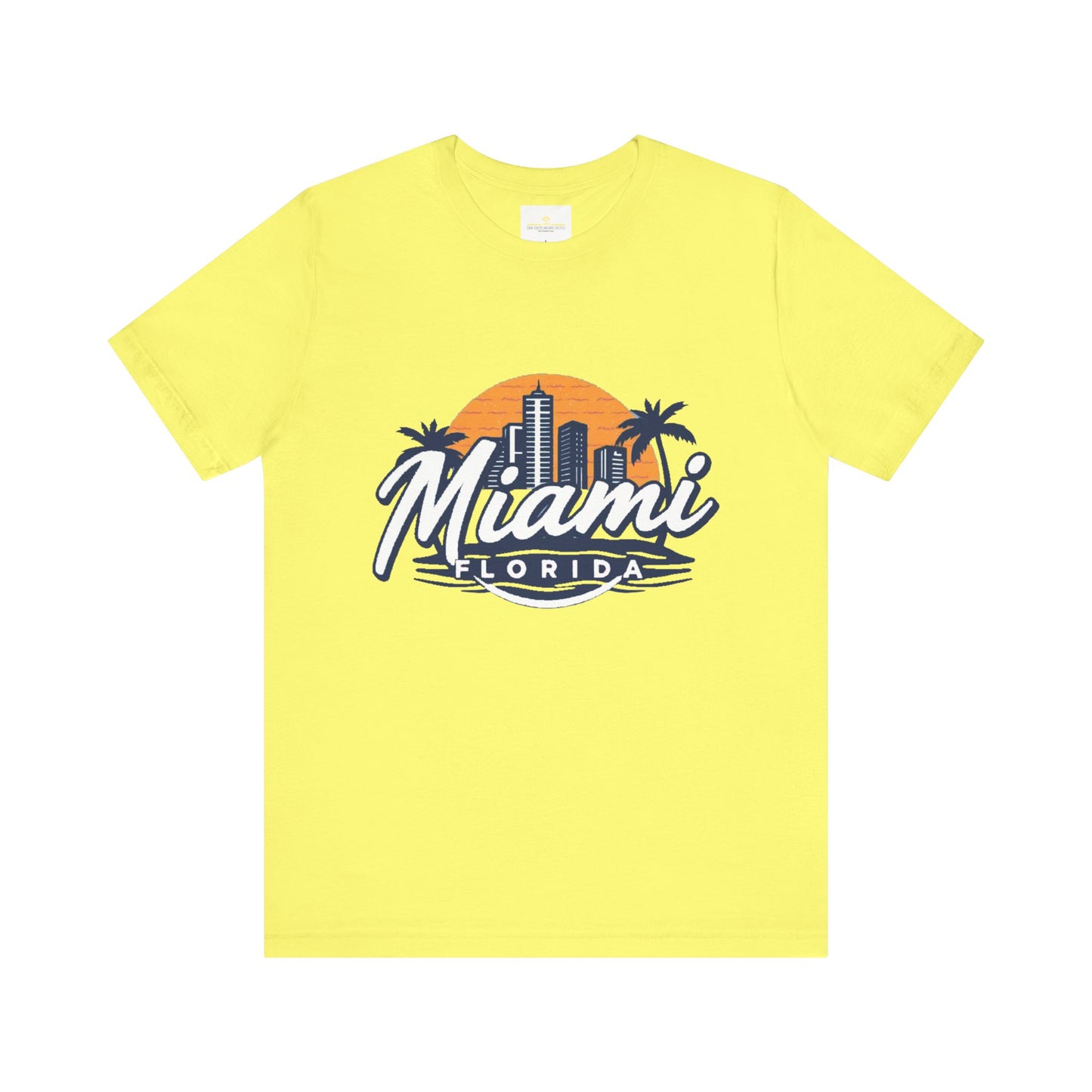 Retro Miami Unisex Jersey Short Sleeve Tee