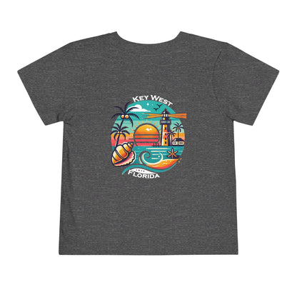 Vibrant Key West Unisex Toddler Short Sleeve Tee