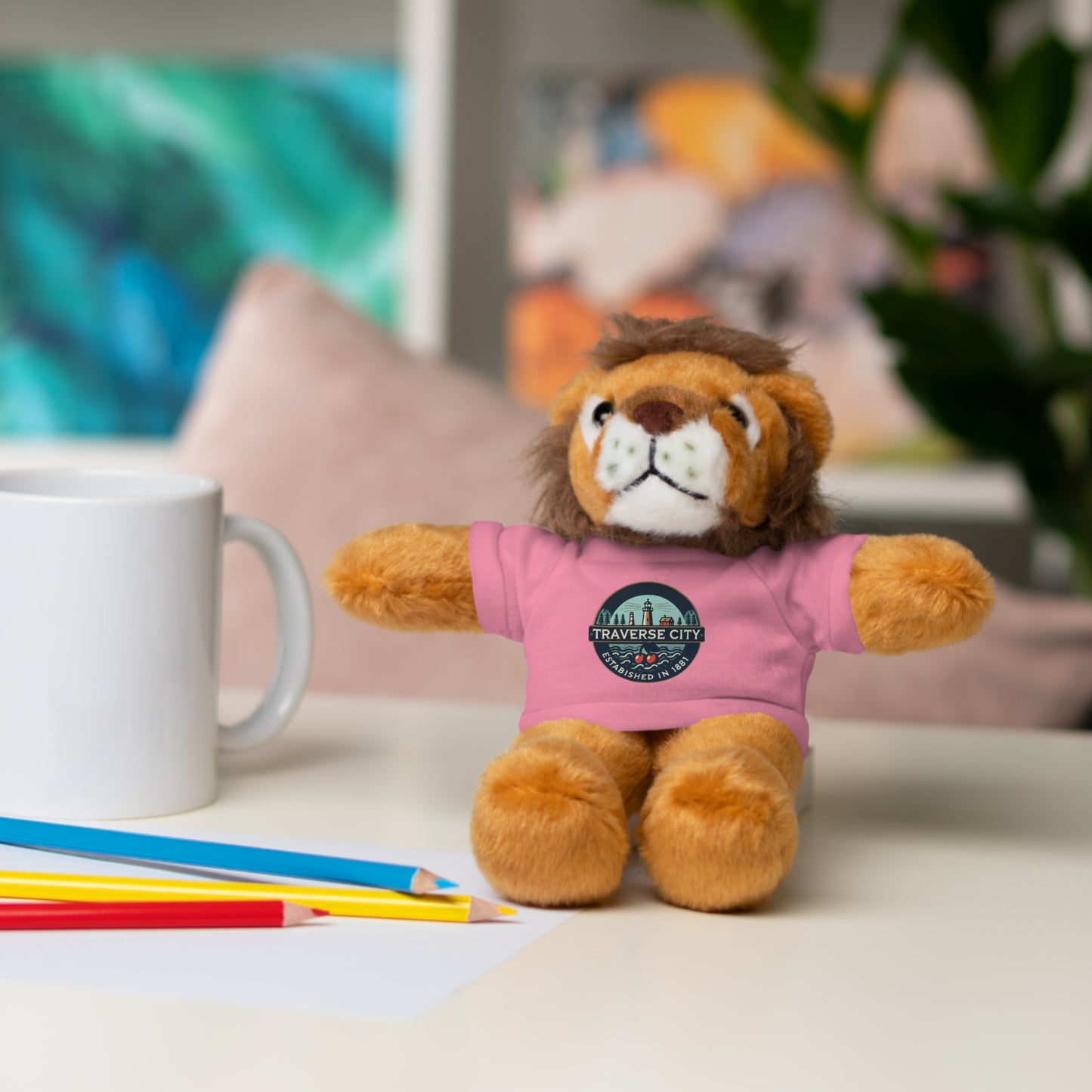Vintage Traverse City Stuffed Animals with Tee