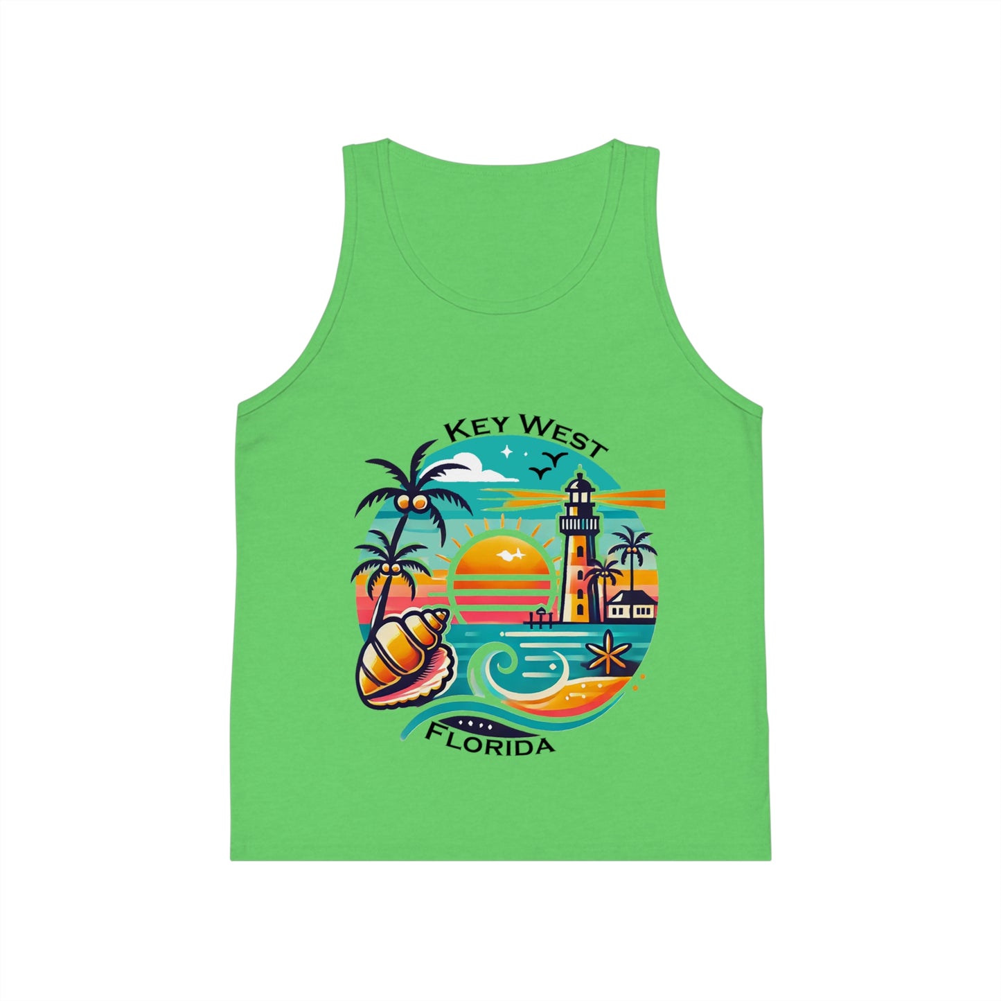 Vibrant Key West Kid's Jersey Tank Top