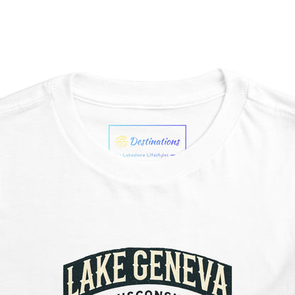 Vintage Lake Geneva Unisex Toddler Short Sleeve Tee