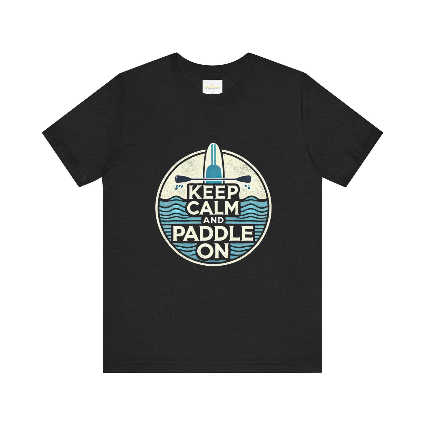 Keep Calm and Paddle On Jersey Short Sleeve Tee