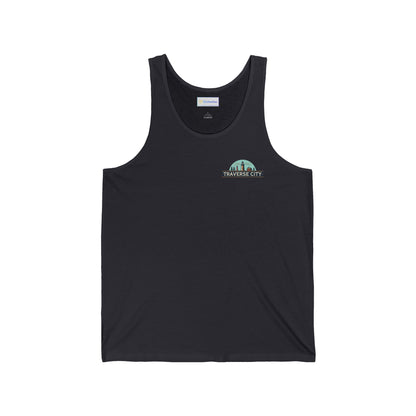 Vintage Traverse City Unisex Jersey Tank