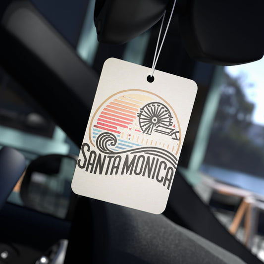 Vibrant Santa Monica Car Air Freshener