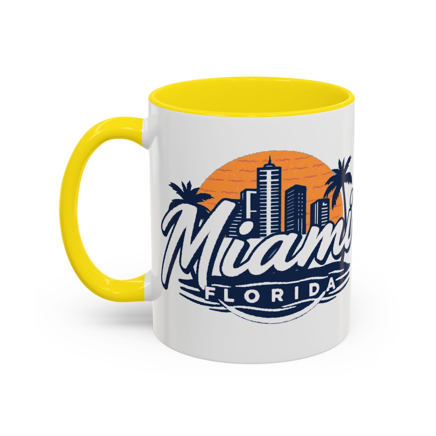 Retro Miami Accent Coffee Mug