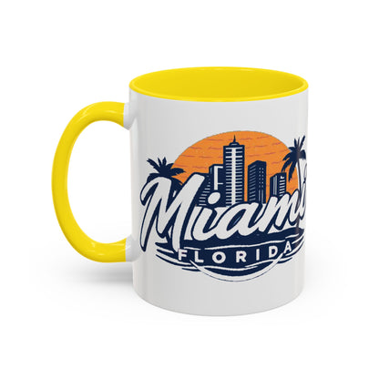Retro Miami Accent Coffee Mug