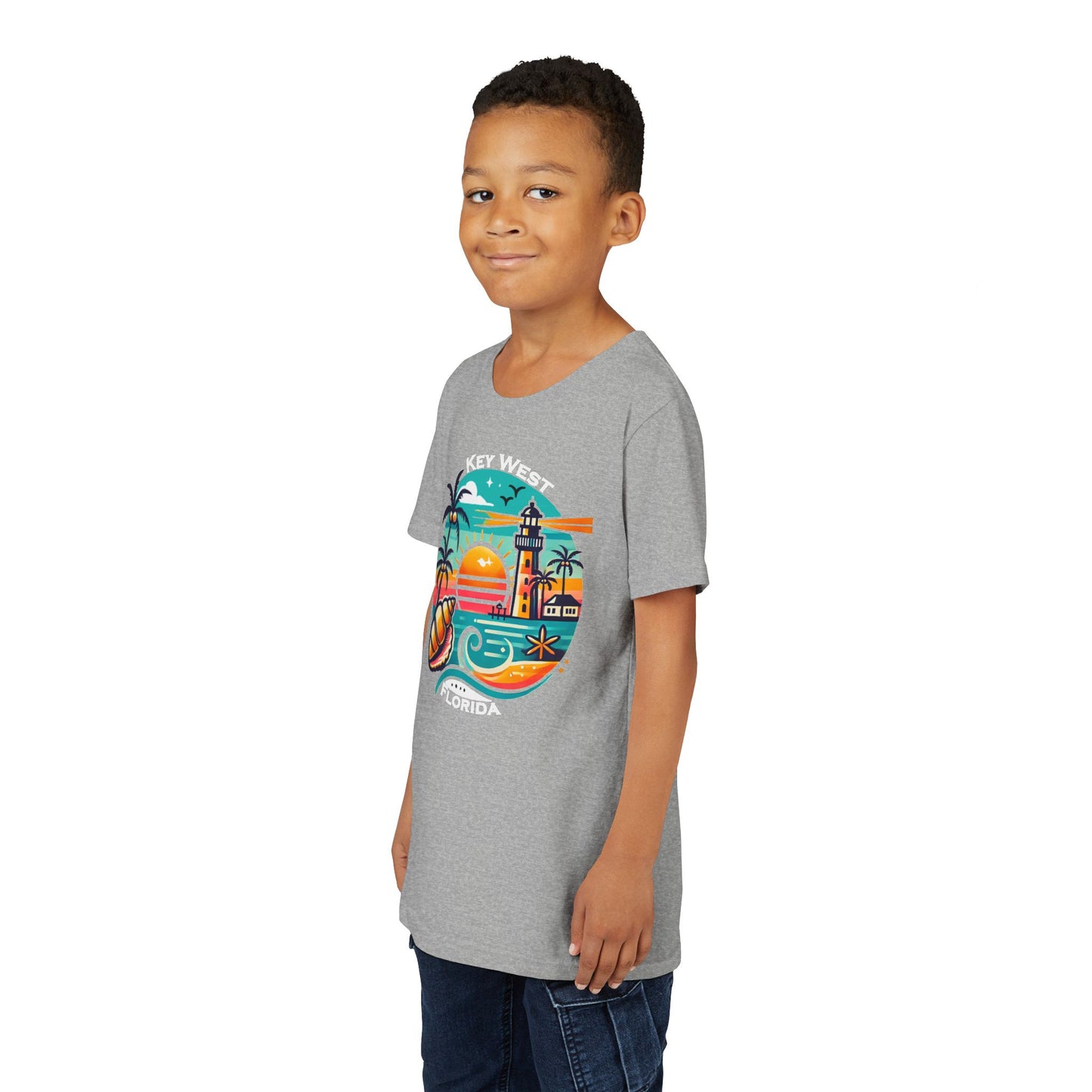 Vibrant Key West Youth Short Sleeve Tee