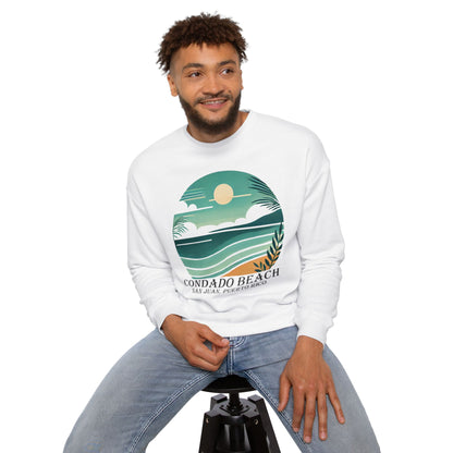 Coastal Vibes Condado Beach Unisex Drop Shoulder Sweatshirt