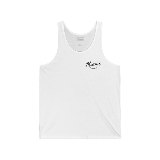 Retro Miami Unisex Jersey Tank