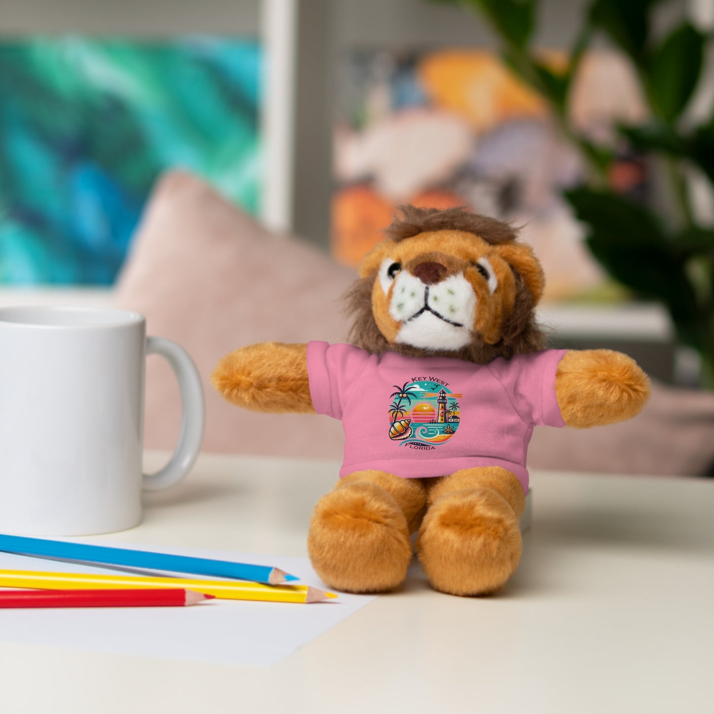 Vibrant Key West Stuffed Animals with Tee