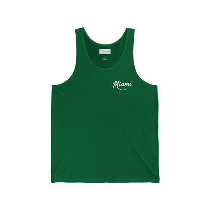 Retro Miami Unisex Jersey Tank