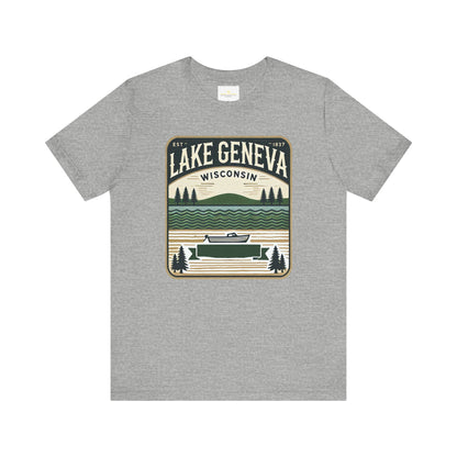 Vintage Lake Geneva Unisex Jersey Short Sleeve Tee