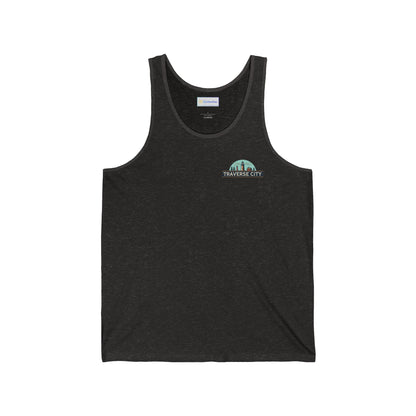 Vintage Traverse City Unisex Jersey Tank