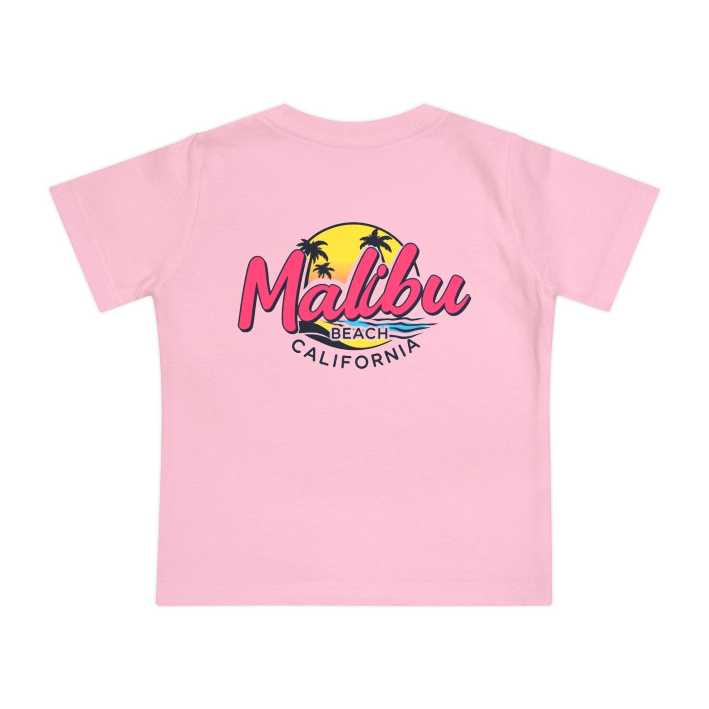Retro Malibu Unisex Baby Short Sleeve T-Shirt