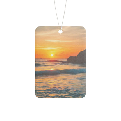 Sunset Beach Car Air Freshener