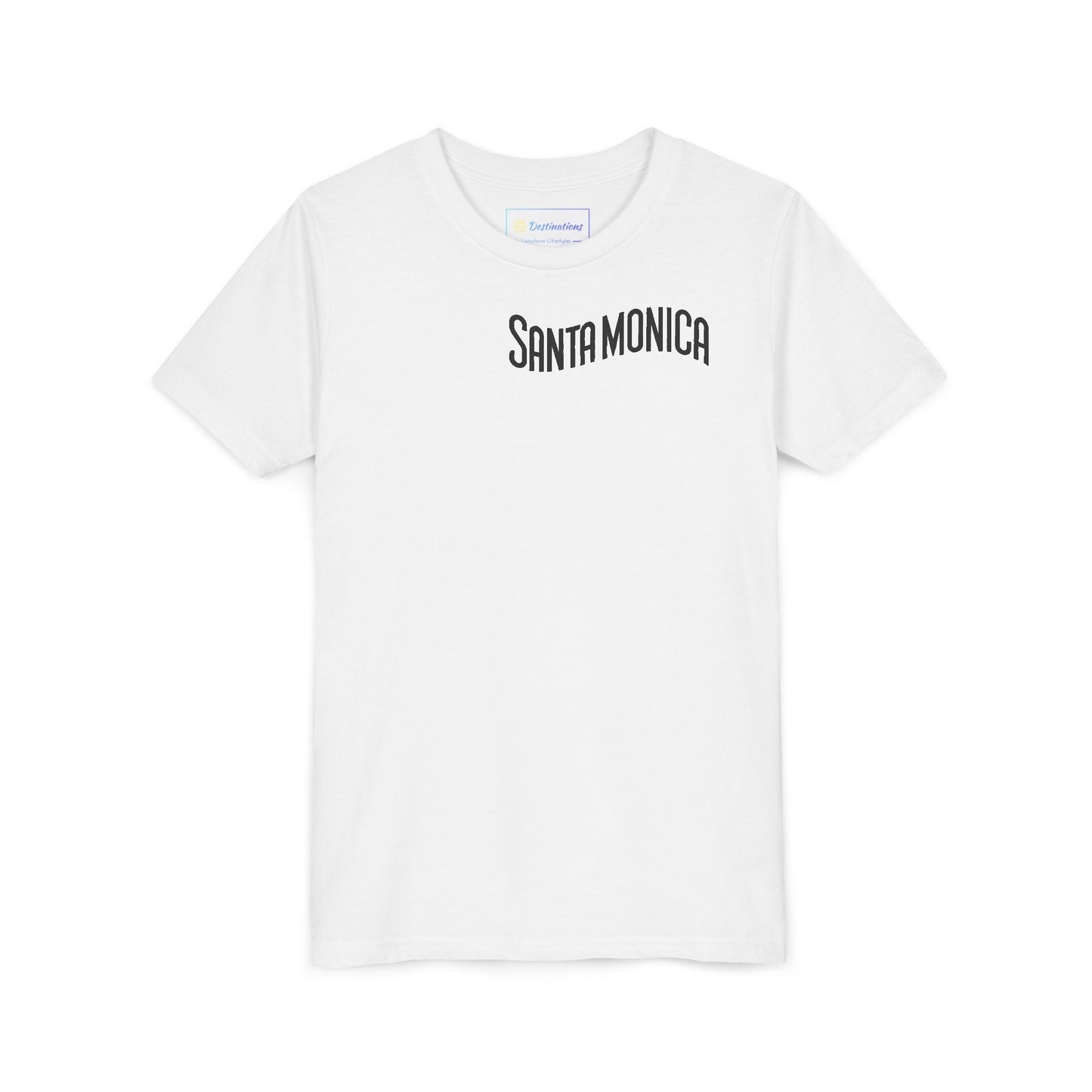 Vibrant Santa Monica Youth Short Sleeve Tee
