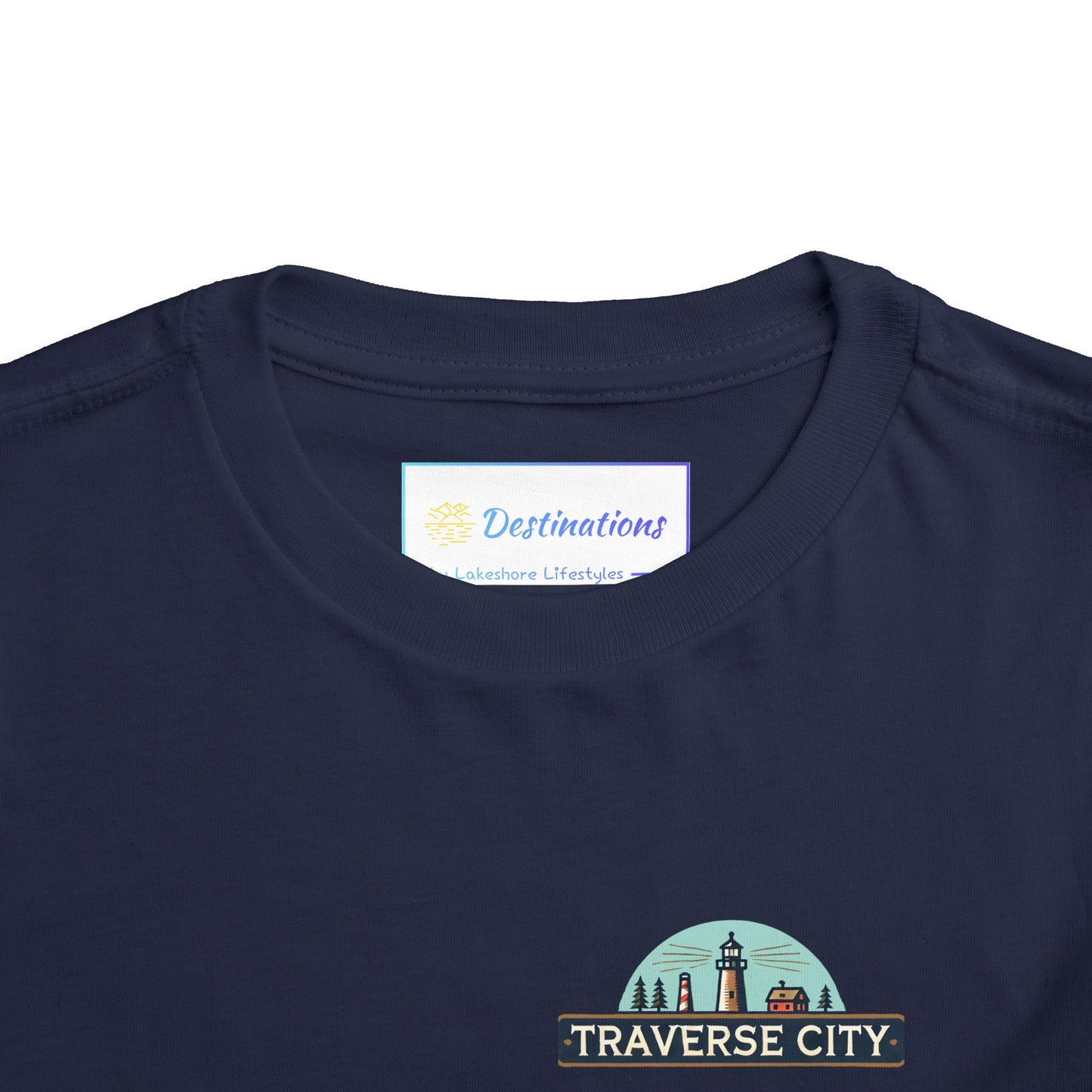 Vintage Traverse City Unisex Toddler Short Sleeve Tee