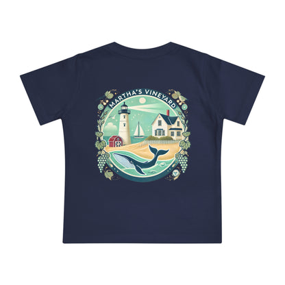 Vintage Martha's Vineyard Unisex Baby Short Sleeve T-Shirt