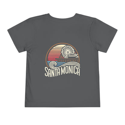 Vibrant Santa Monica Unisex Toddler Short Sleeve Tee