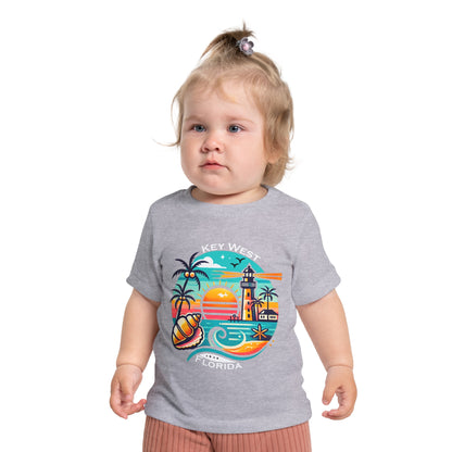 Vibrant Key West Baby Short Sleeve T-Shirt