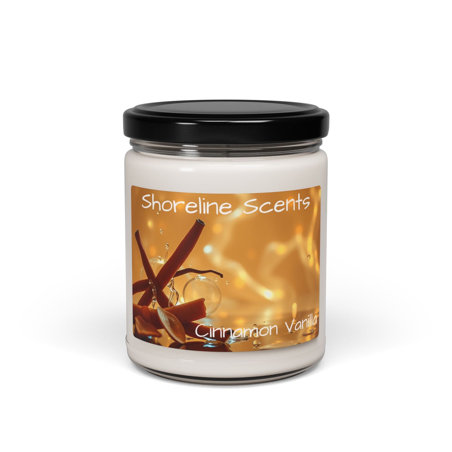 Cinnamon Vanilla Scented Candle (Soy Wax)