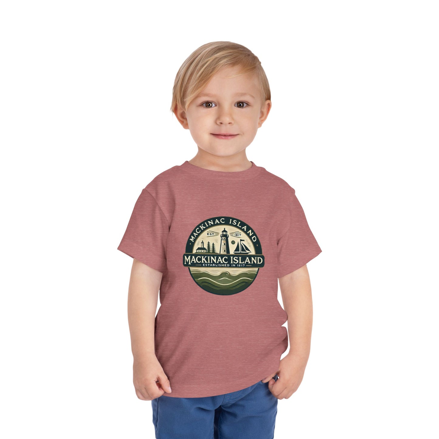 Vintage Mackinac Island Unisex Toddler Short Sleeve Tee