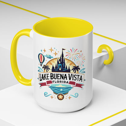 Adventurous Lake Buena Vista Accent Coffee Mug