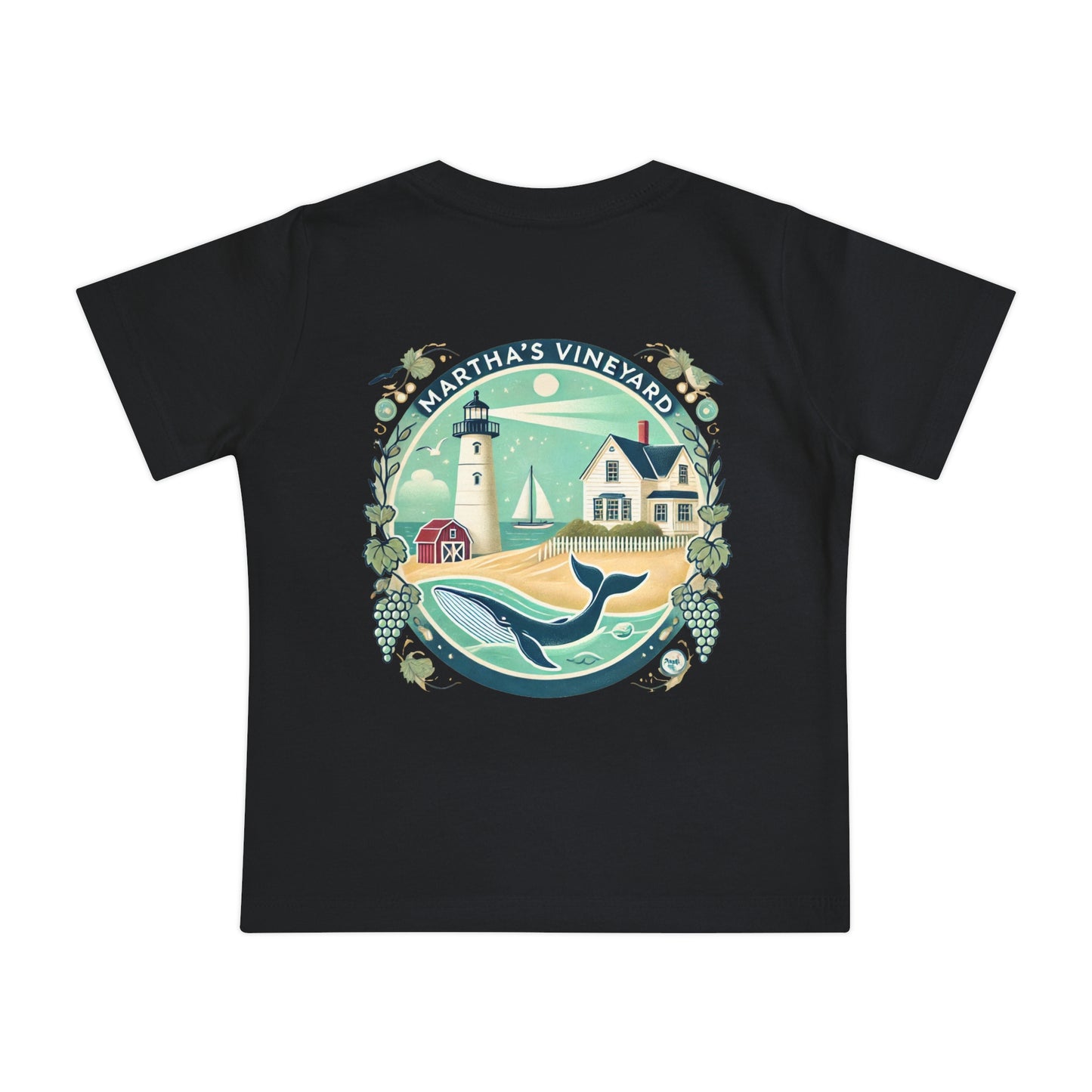 Vintage Martha's Vineyard Unisex Baby Short Sleeve T-Shirt