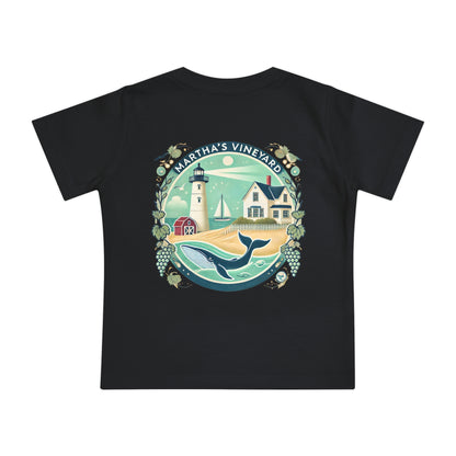 Vintage Martha's Vineyard Unisex Baby Short Sleeve T-Shirt