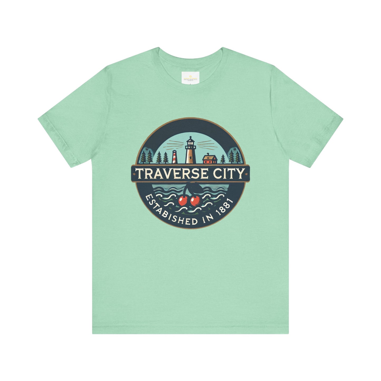 Vintage Traverse City Unisex Jersey Short Sleeve Tee