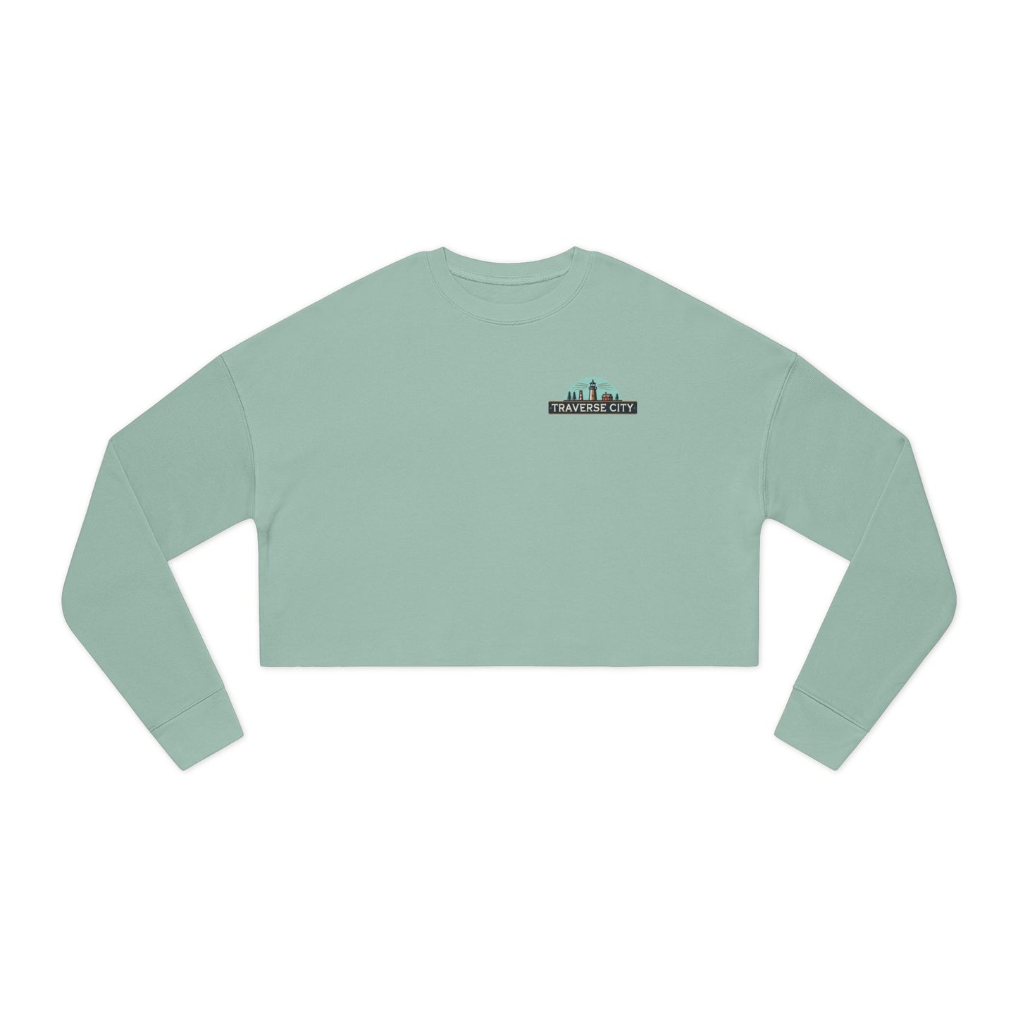 Vintage Traverse City Women's Cropped Sweatshirt