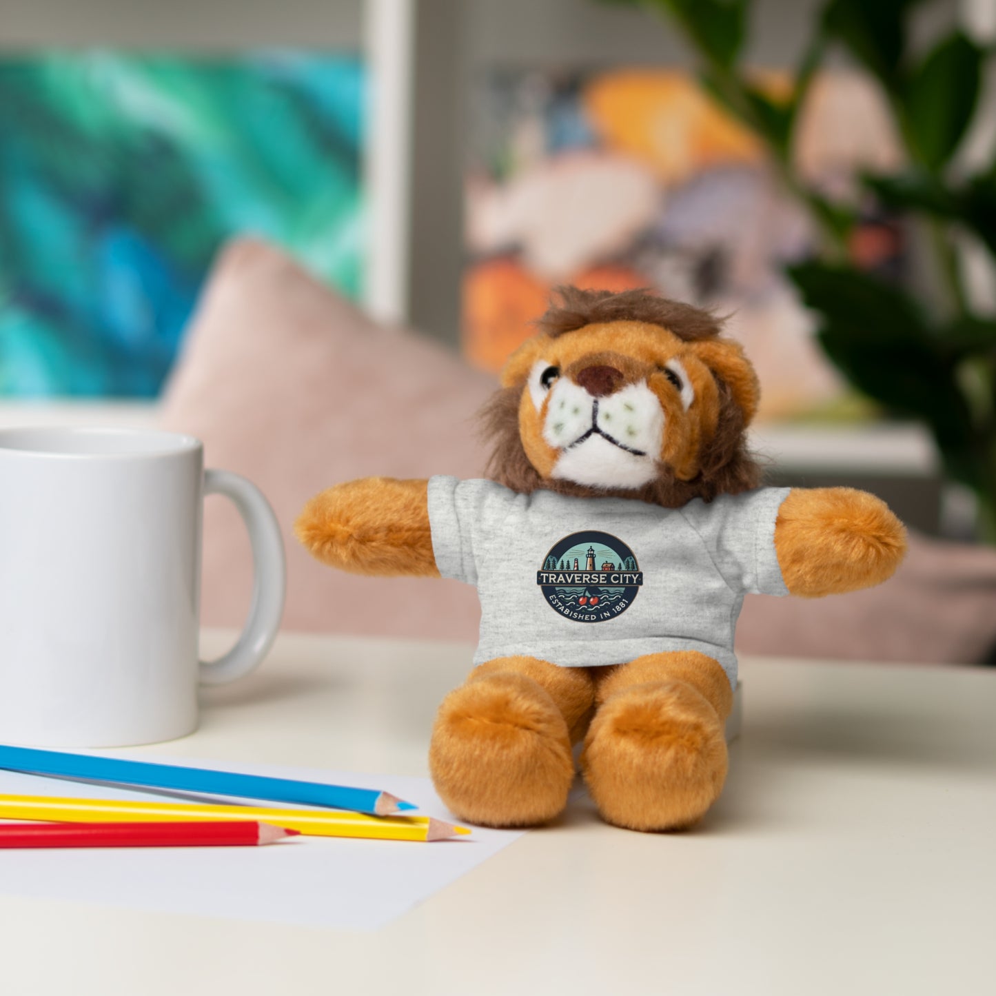 Vintage Traverse City Stuffed Animals with Tee