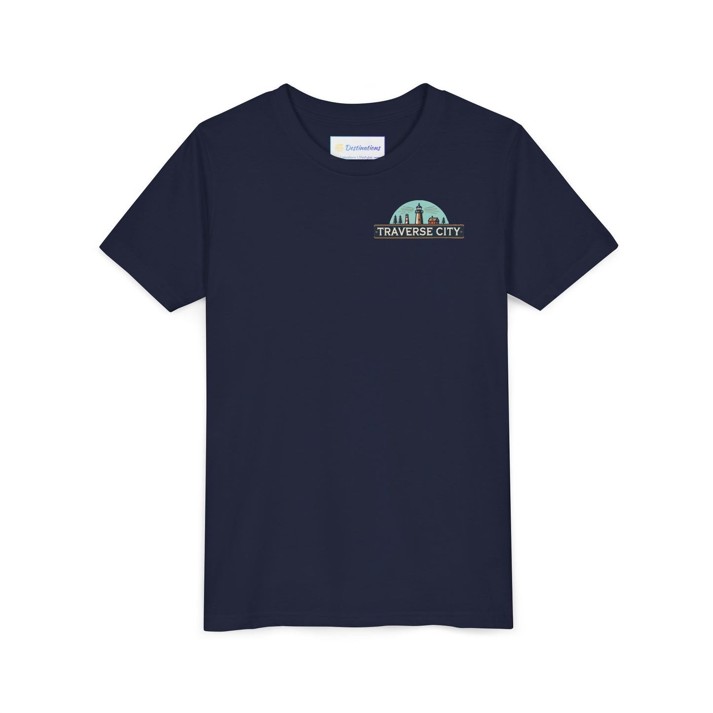 Vintage Traverse City Unisex Youth Short Sleeve Tee