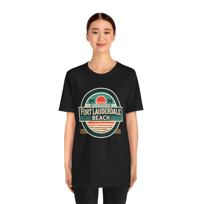 Vintage Fort Lauderdale Unisex Jersey Short Sleeve Tee