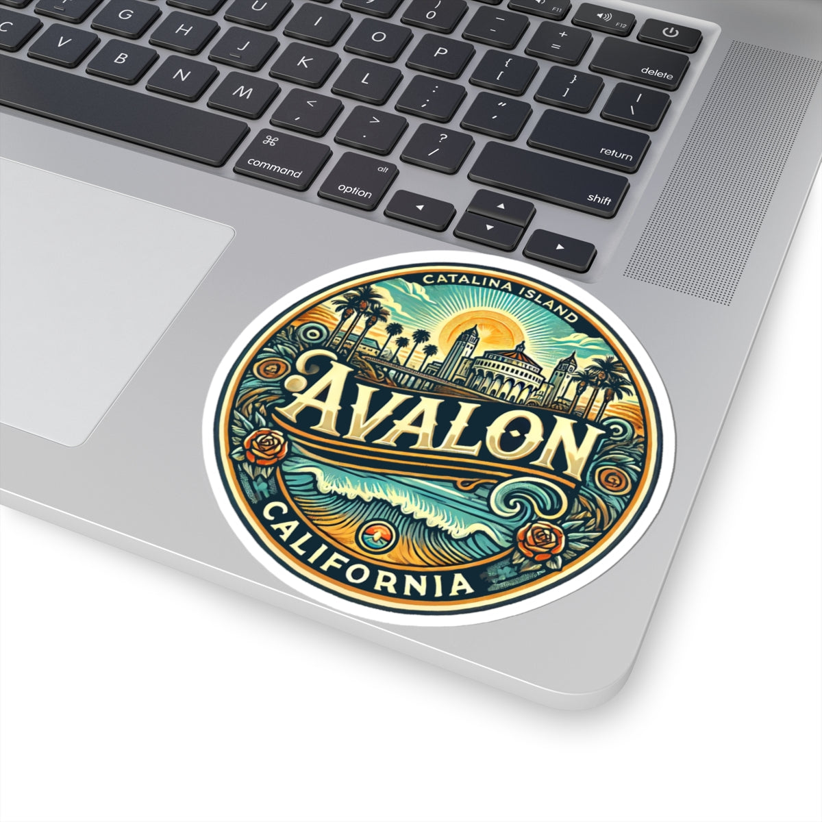 Elegant Avalon Kiss-Cut Sticker