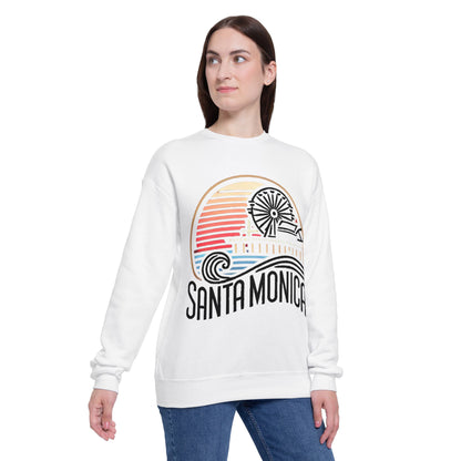 Vibrant Santa Monica Unisex Drop Shoulder Sweatshirt