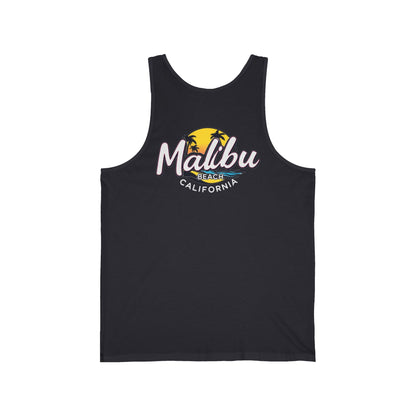 Retro Malibu Unisex Jersey Tank