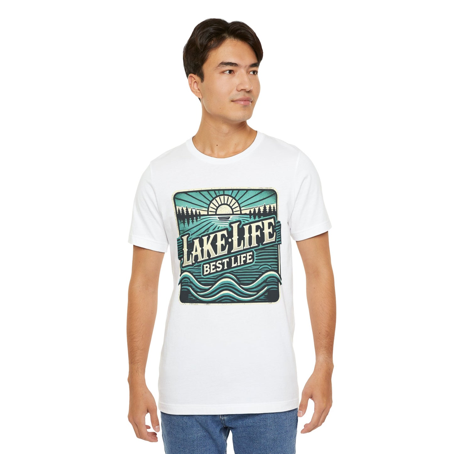 Lake Life Best Life Jersey Short Sleeve Tee