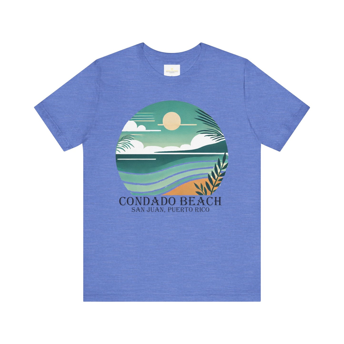 Coastal Vibes Condado Beach Unisex Jersey Short Sleeve Tee