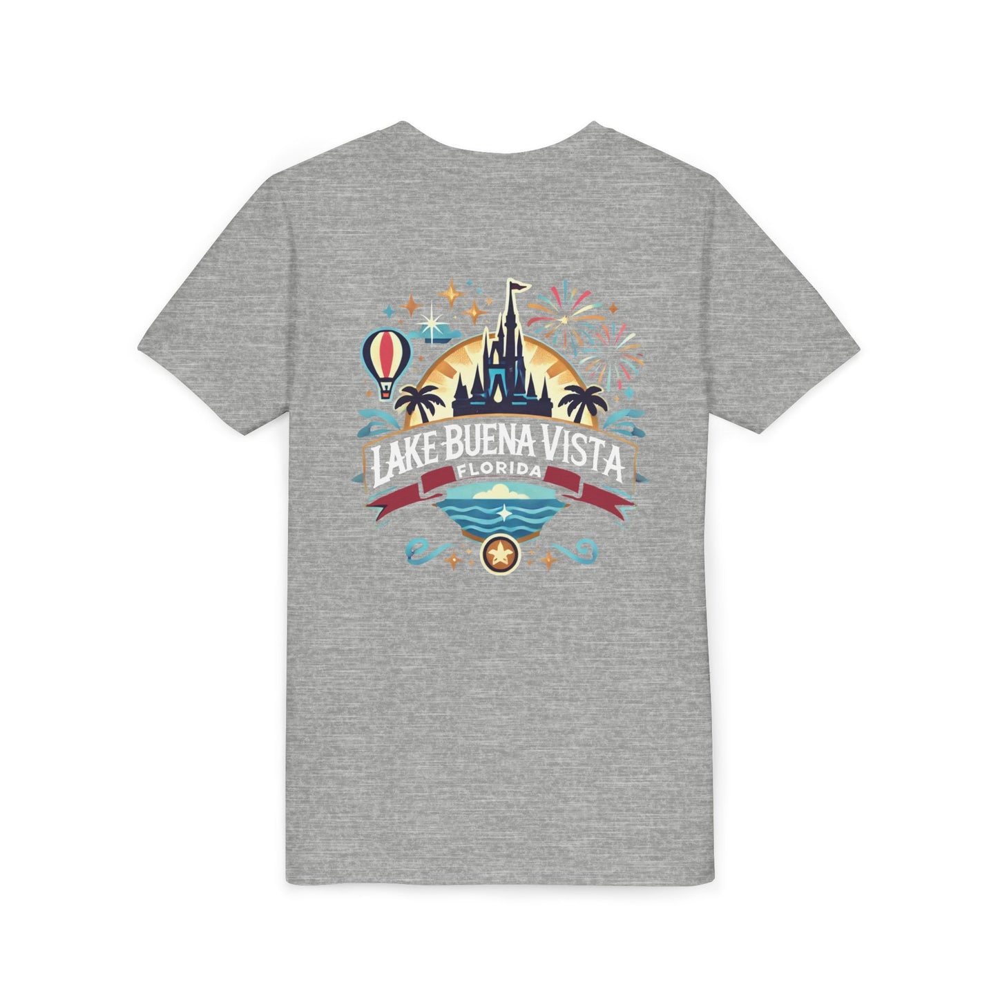 Adventurous Lake Buena Vista Unisex Youth Short Sleeve Tee