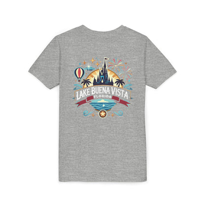 Adventurous Lake Buena Vista Unisex Youth Short Sleeve Tee