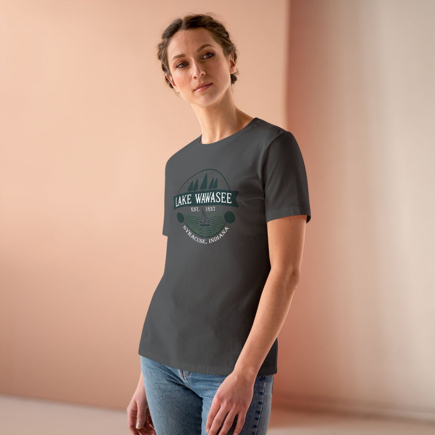 Vintage Lake Wawasee Women's Cotton Tee