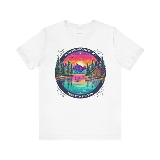 Where Mountains Meet the Soul Short Sleeve Tee