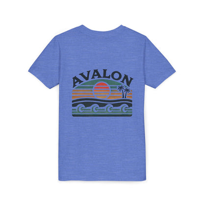 Retro Avalon Sunset Youth Short Sleeve Tee