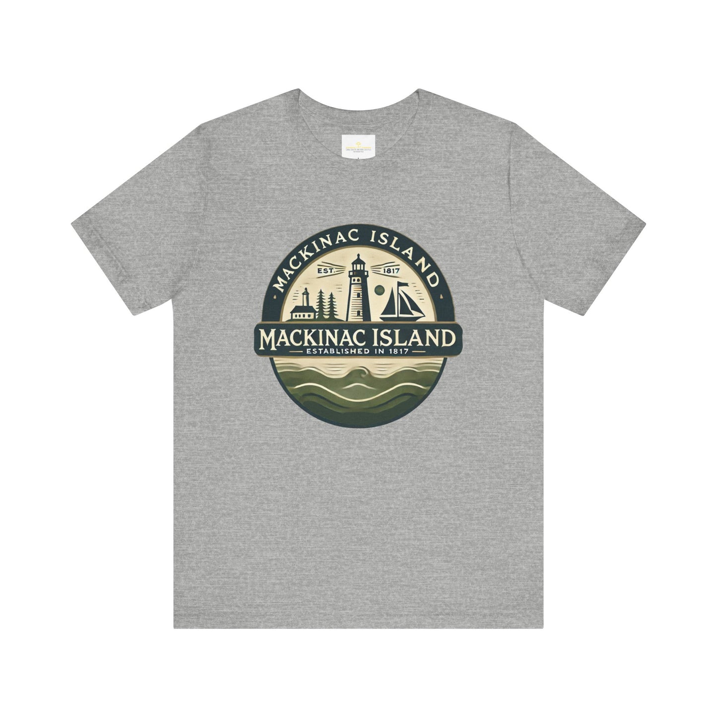 Vintage Mackinac Island Unisex Jersey Short Sleeve Tee